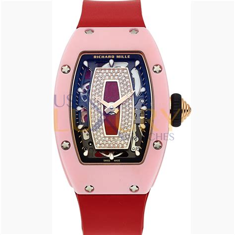 pink richard mille watch|richard mille pink strap.